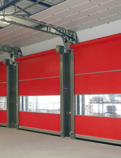 Fast action doors installed by SDG UK