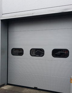 Sectional overhead doors installed by sdg uk
